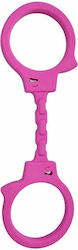 Diablo Picante Silicone Handcuffs Fuchsia
