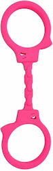 Diablo Picante Silicone Handcuffs Pink