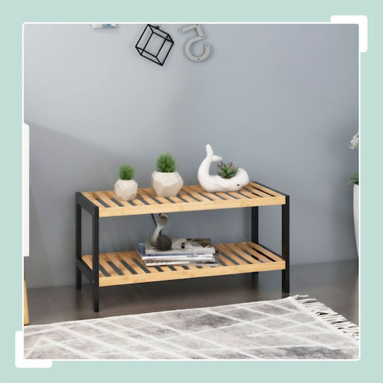 Organizator Pantofi din Bambus 70x26x33cm