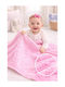 SteweHome Nursery Swaddling Cotton Ecru Blanket 100x90cm
