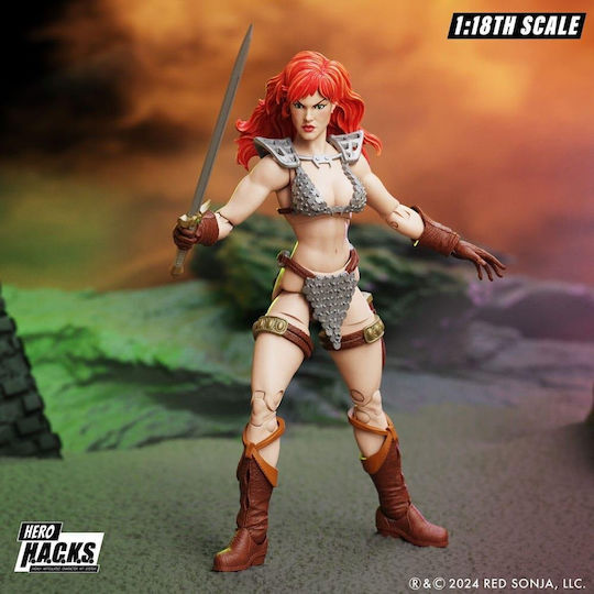 Boss Fight Studio Flash Flash Gordon Герой H.a.c.k.s. - Червена Соня Фигура за Действие