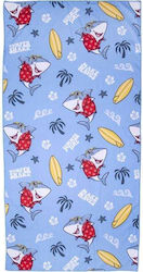 Vacation Time Prosop De Plajă Microfibră Albastru Deschis Rechini 75x150cm Vacation Time Prosop De Plajă Microfibră Albastru Deschis Rechini 75x150cm