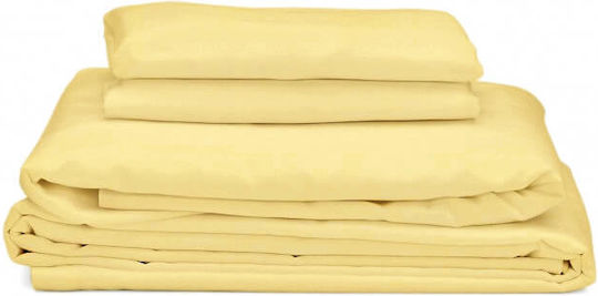 Rebeka Home Rebeka Home Baumwoll-Bettbezug Doppel 200x220 Gelbe