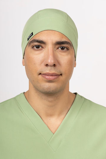 Numascrubs Male Surgical Cap Green
