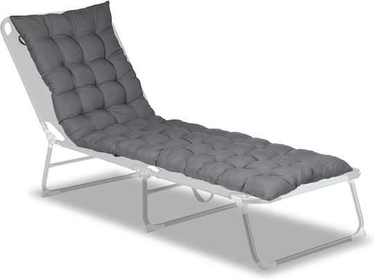 Relaxdays Възглавница За Шезлонг Сив 50x180см Relaxdays Възглавница За Шезлонг Сив 50x180см