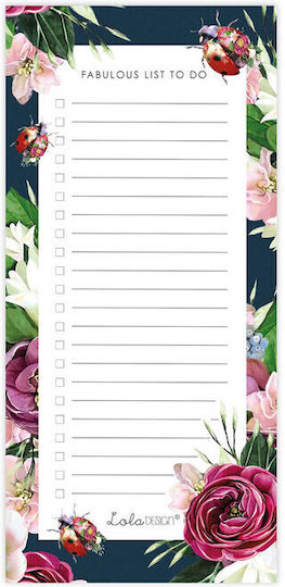Lola Design Blocul De Notițe 26 Foi