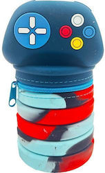 Must Team Gaming Pencil Case Made of Blue Silicone
