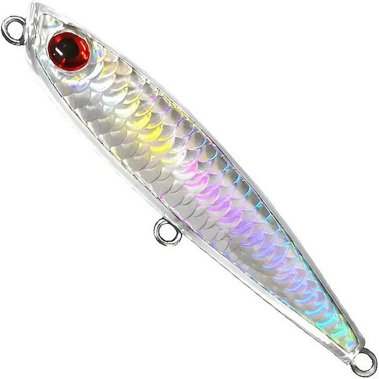 Soul Lures 80S Τεχνητό Δόλωμα Ψαράκι (Minnow) Φωσφοριζέ 16gr 08 Phantom Scale