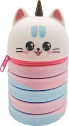 Must Team Cat Pencil Case Made of Multicolour S...