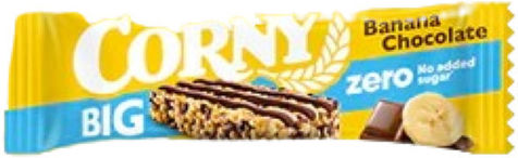 Corny Big Zero Protein Bar with Banana Chocolate Flavour 40gr