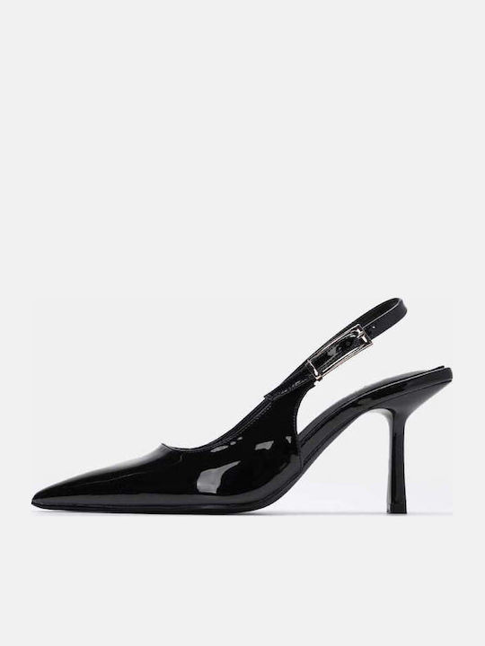 Decoro Decoro Patent Leather Black Heels
