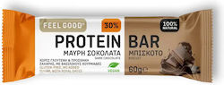 Feel Good Protein Bar Μπάρα Πρωτεΐνης με Γεύση Dark Chocolate Biscuit 60gr
