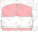 Set Brake Pads Disc Brake Trw Gdb737