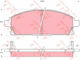 Set Brake Pads Disc Brake Trw Gdb3312