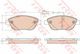Trw Gdb2001 Brake Pad Set Disc Brake