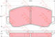 Trw Gdb785 Brake Pad Set Disc Brake