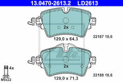 Set Plăcuțe de Frână Disc Brake Ate 13.0470-2613.2