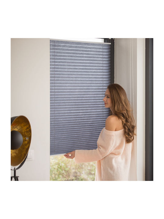 Relaxdays Rolete Geam Semi-Blackout Gri Lățime130xÎnălțime90cm 10021311_743