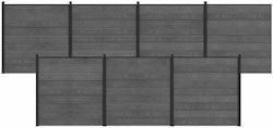 vidaXL Πάνελ Περίφραξης από WPC 1.86x12.18m 7τμχ vidaXL Πάνελ Περίφραξης από WPC 1.86x12.18m 7τμχ