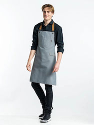 Chaud Devant Waiter Full Body Apron Gray