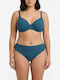 Set Bikini με Αφαιρούμενη Ενίσχυση Πετρόλ
