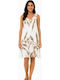 Summer Shirt Dress White