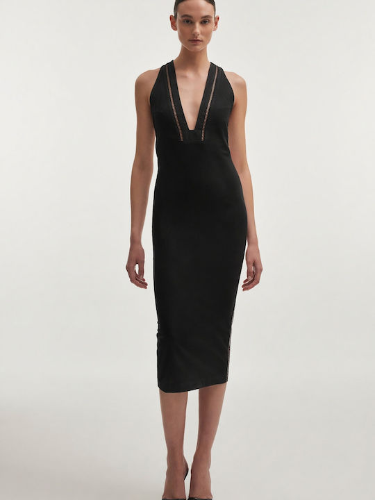 Nadia Rapti Evening Black Dress