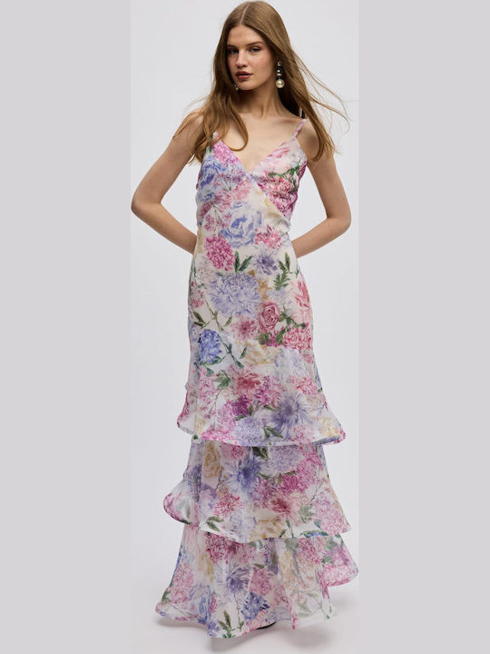 Summer Maxi Dress for Wedding - Christening Print