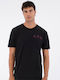 T-shirt Μαύρο