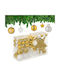 Set 101 Globuri De Crăciun Relaxdays Albe Aurii Argintii Dimensiuni Asortate 19x2.5x20 Cm