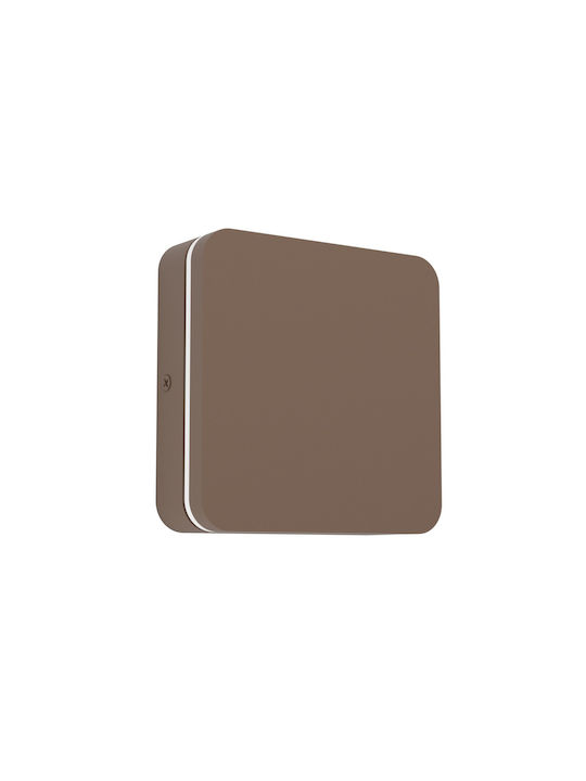 Eglo Pedersano Wall Lamp with Integrated LED and Adjustable Warm to Cool White Light Brown 14x4.7x14cm