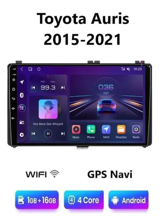 Car Audio System for Toyota Auris 2015-2021 Bluetooth USB WiFi GPS Apple CarPlay Android Auto with 9" Touch Screen