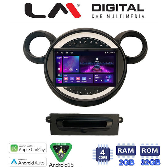 LM Digital Car Audio System for Mini Clubman / Countryman / Paceman / Cooper (Bluetooth / USB / Wi-Fi / GPS / Apple CarPlay / Android Auto)