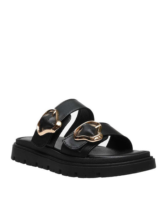 Damen Anatomische Flatforms Schwarze