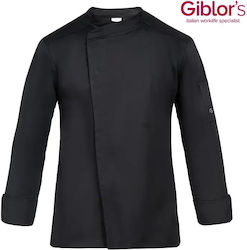 Giblor's Chef Coat 100% Cotton Black