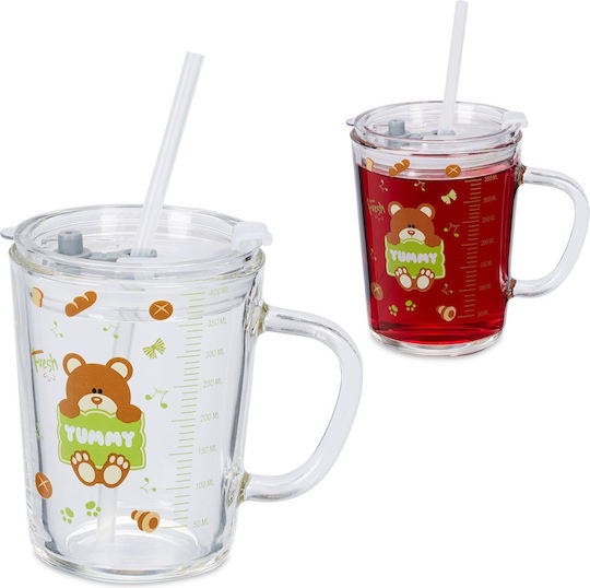 Relaxdays Kinderbecher aus Braun Kunststoff