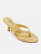 Damen Sandalen Gelbe