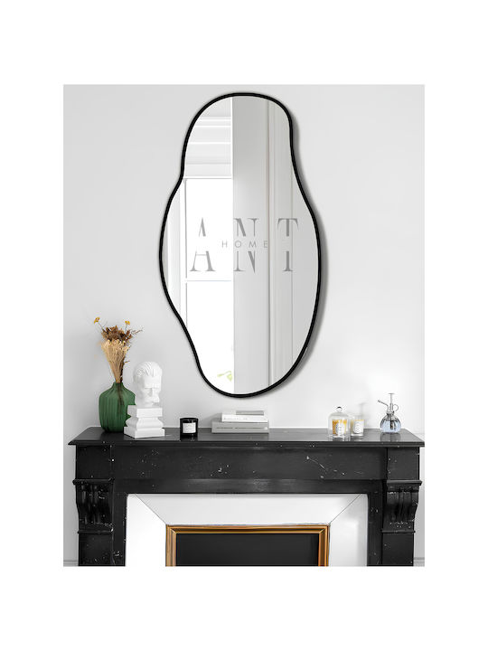 SteweHome Wandspiegel Asymmetrisch Mit Rahmen 75x40cm