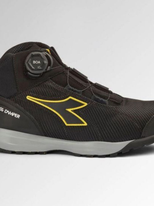 Utility Diadora Glove Mds Safety Boot Black S3S with ESD FO HRO SR Certification