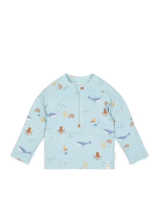 Little Dutch Παιδικό Μαγιό Μπλούζα με Μακρύ Μανίκι Ocean Friends