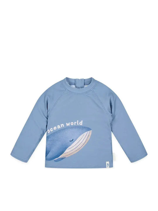 Little Dutch Παιδικό Μαγιό Μπλούζα με Μακρύ Μανίκι Ocean Blue