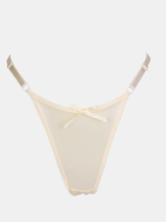 Decoro Damen-Slip Beige