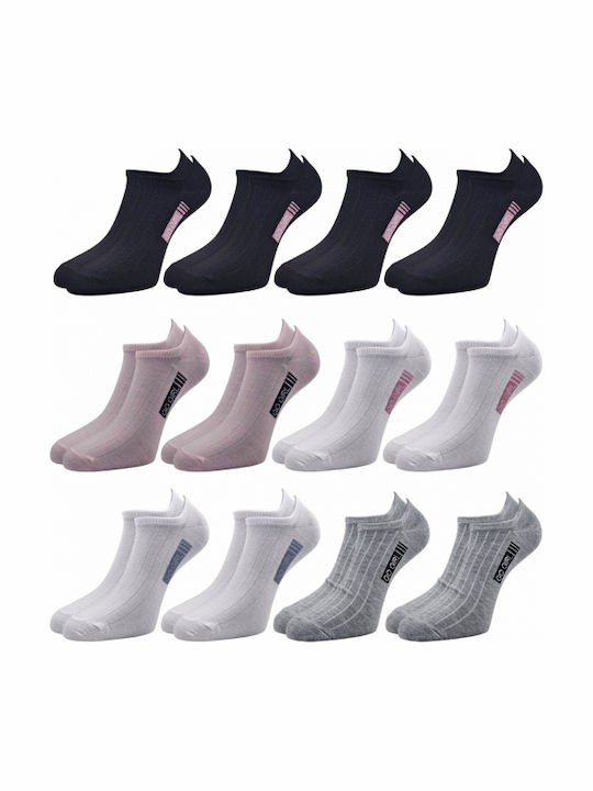 365 Charm Socks Γυναικείες Κάλτσες Multicolour 12Pack