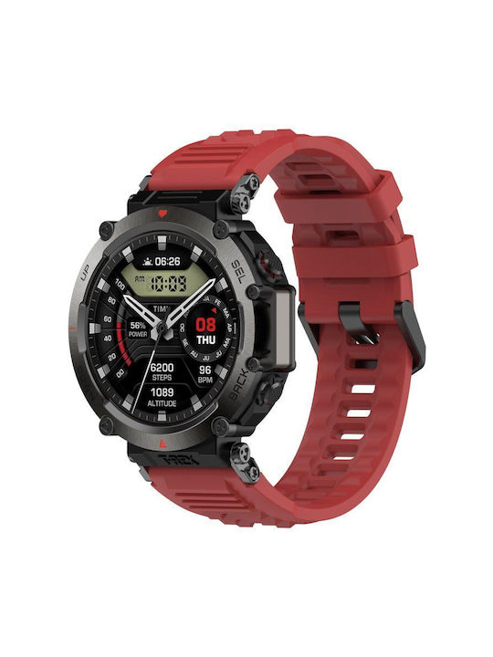 Curea Silicon Xiaomi Amazfit T-rex Ultra Roșie Oem Curea Silicon Xiaomi Amazfit T-rex Ultra Roșie Oem