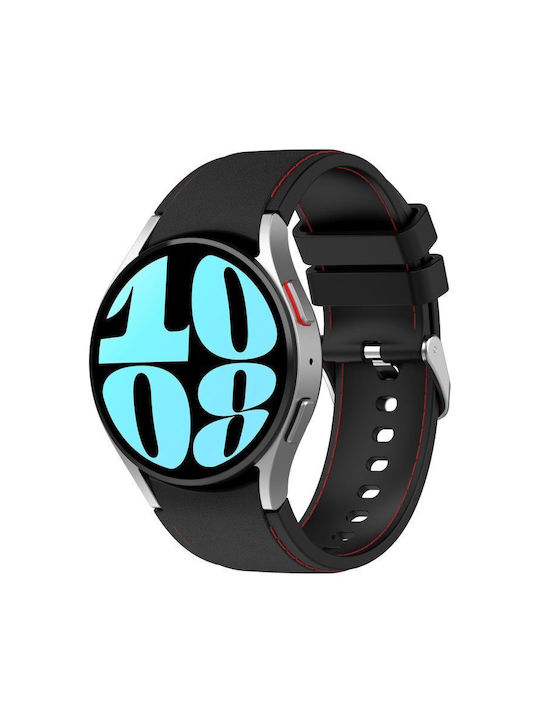Λουράκι Galaxy Watch 6 6 Classic Fits All 20mm Black Red Oem