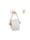 Relaxdays Holz Papierhalter Beige 4052025433284