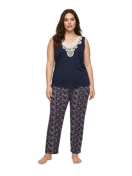 Siyah Inci Siyah Inci Sommer Damen Schlafanzug Set