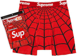 Supreme Men's Boxers 2 Pack Red