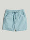Kids Fabric Green Shorts/Bermuda