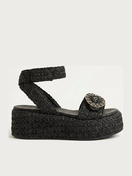 Mariella Fabiani Γυναικεία Σανδάλια Flatforms Μ...